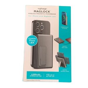C8. MAGLOCK 6K mAh 7.5W Magnetic Wireless Charger with Stand + 20W PD USB-C
